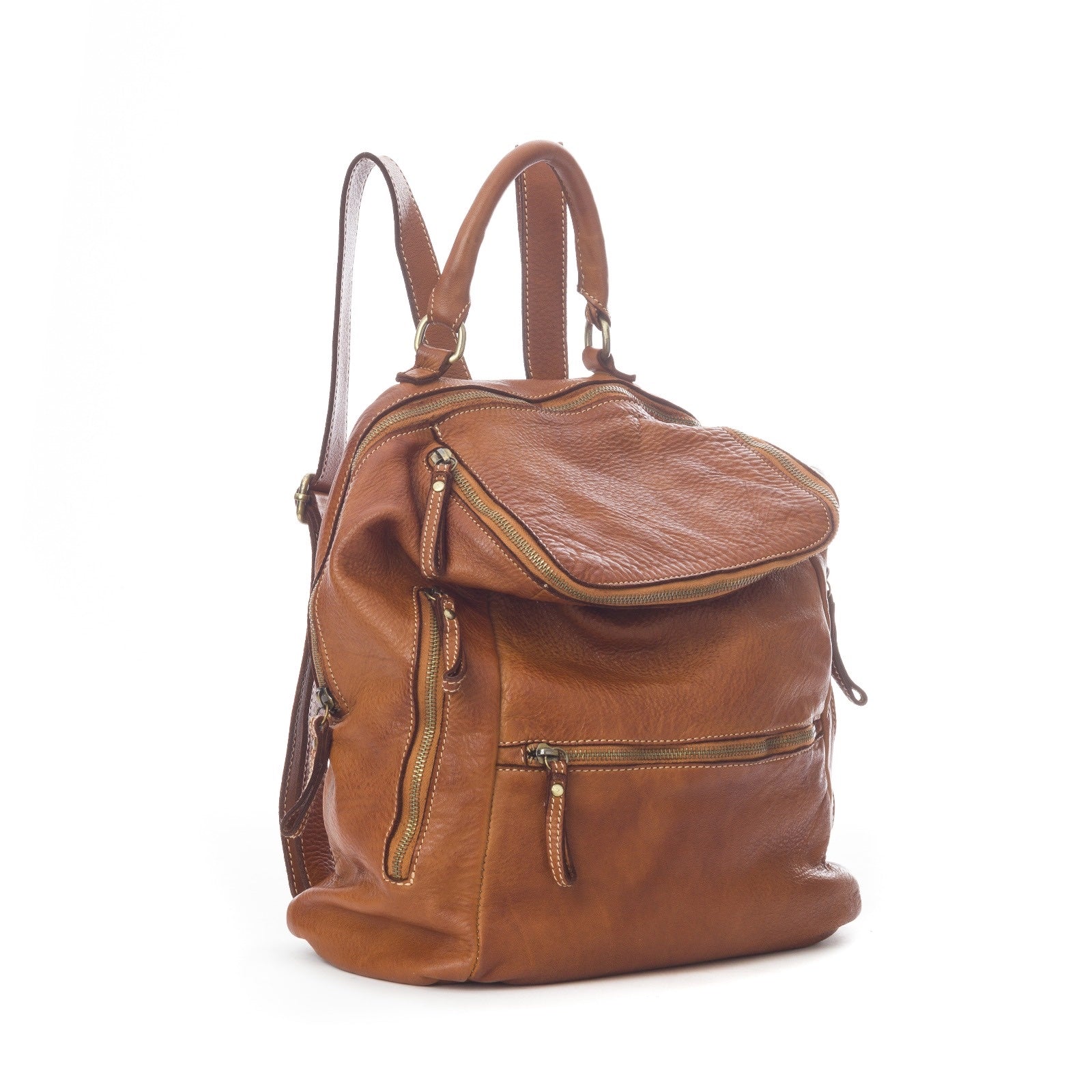 calf leather backpack Peninsula Washed Calf Backpack