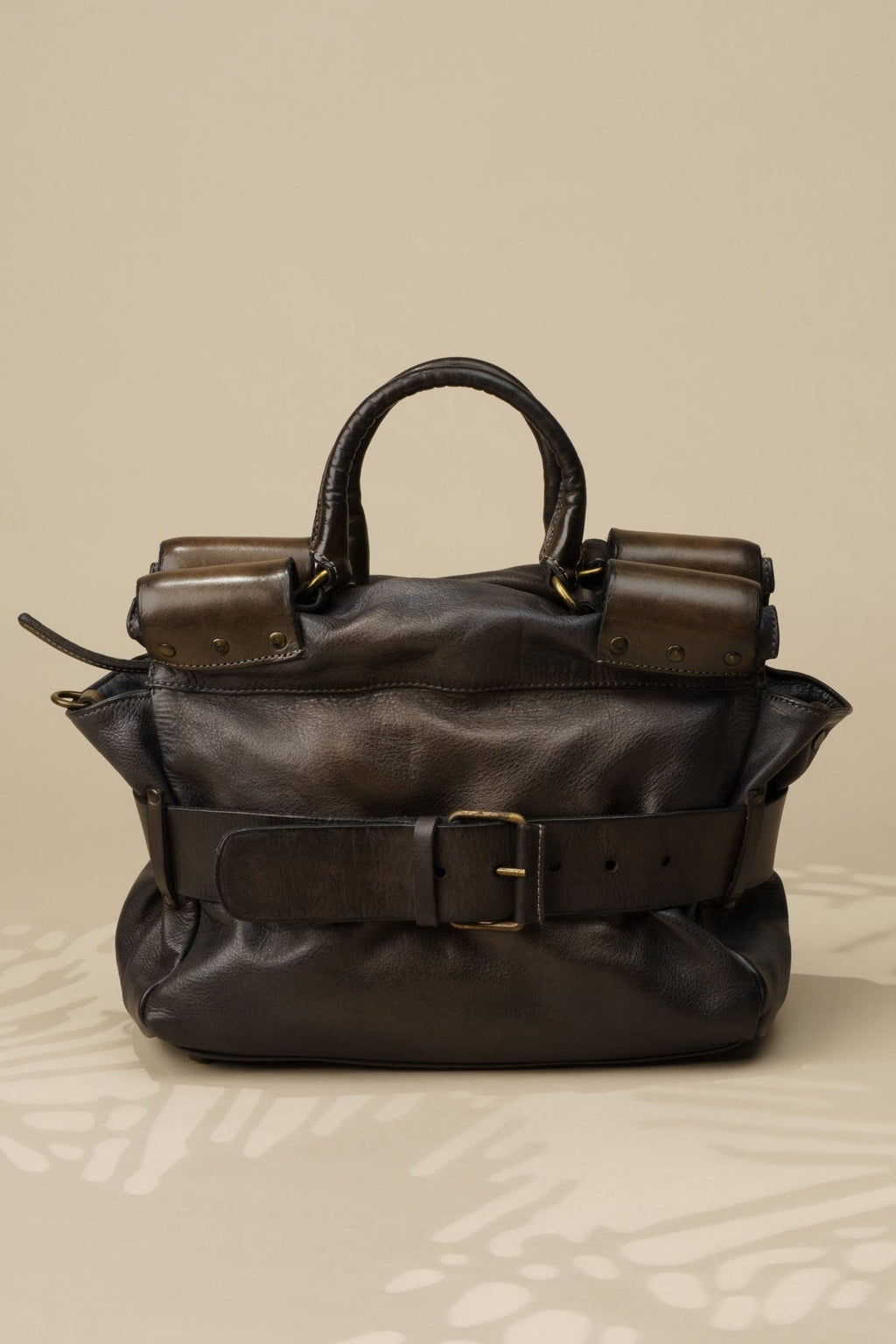 Belted Tote Espresso