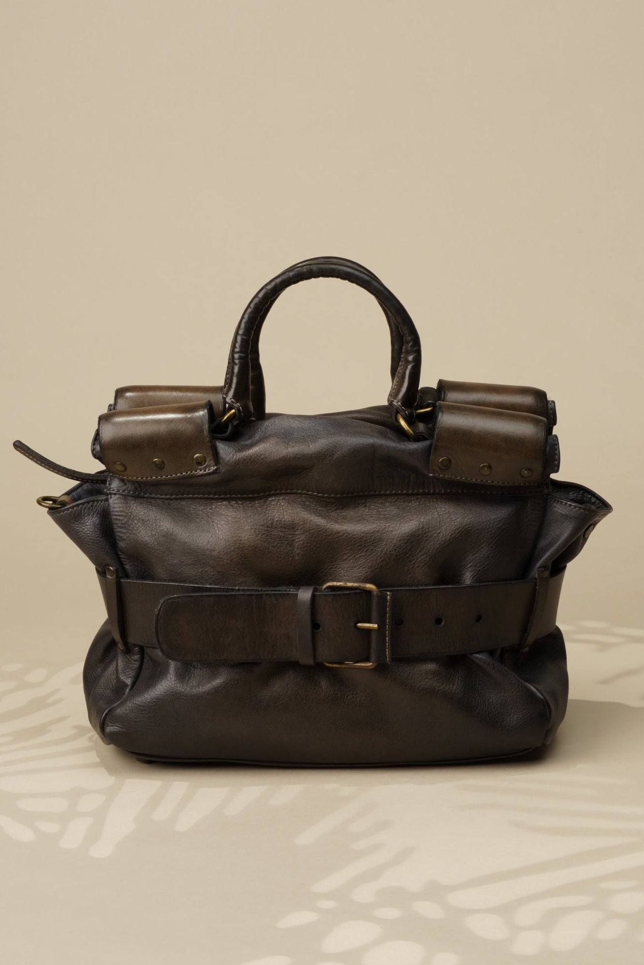 Belted Tote Espresso