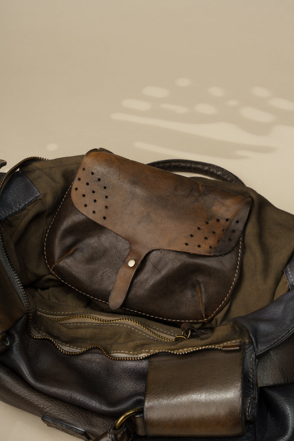 Belted Tote Espresso