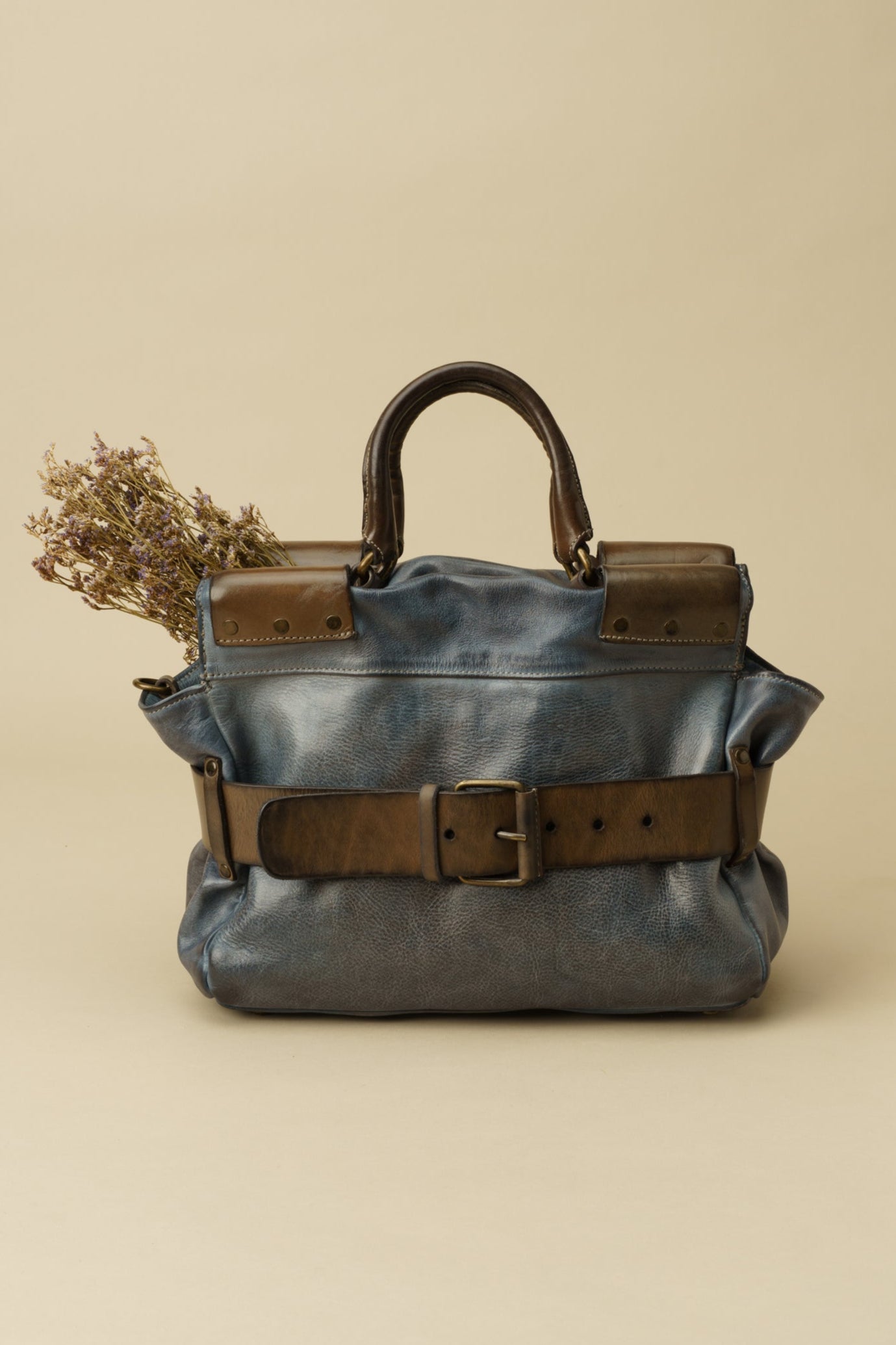 Belted Tote Denim