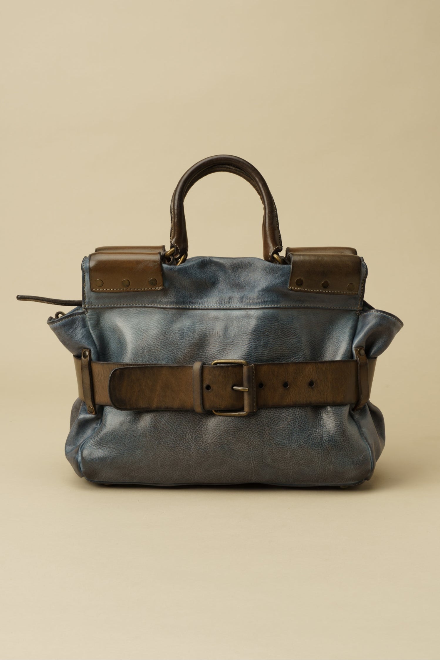 Belted Tote Denim