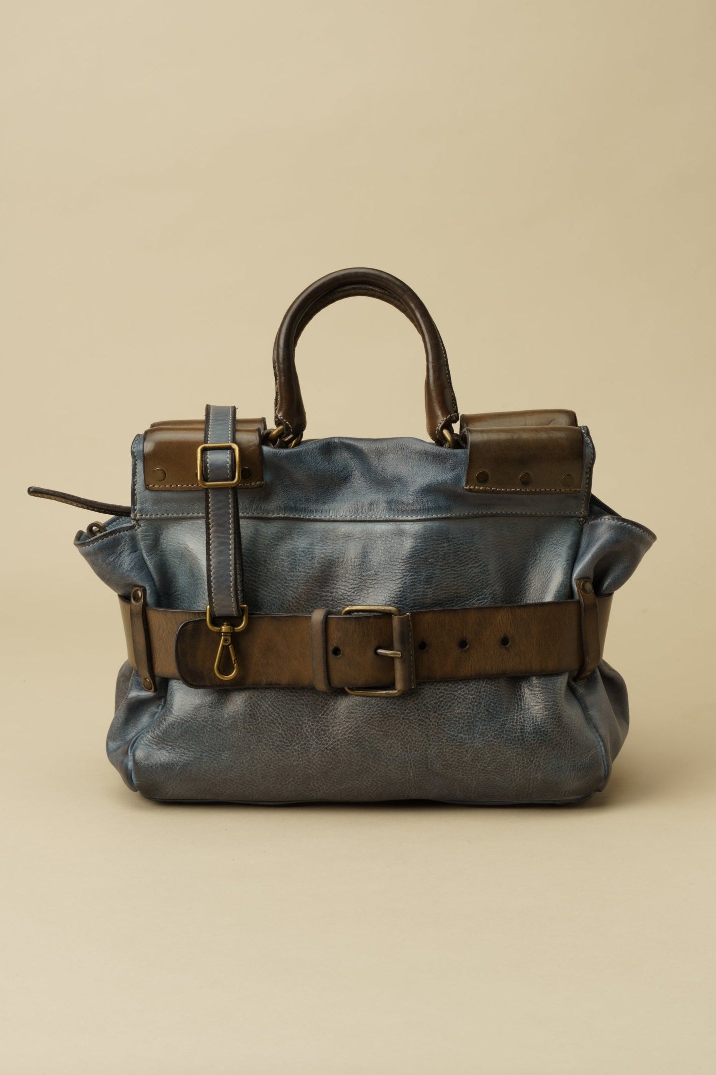Belted Tote Denim