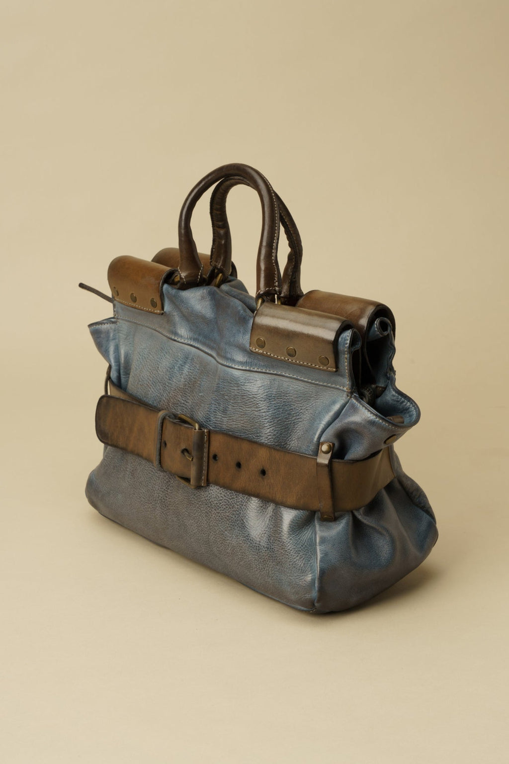 Belted Tote Denim