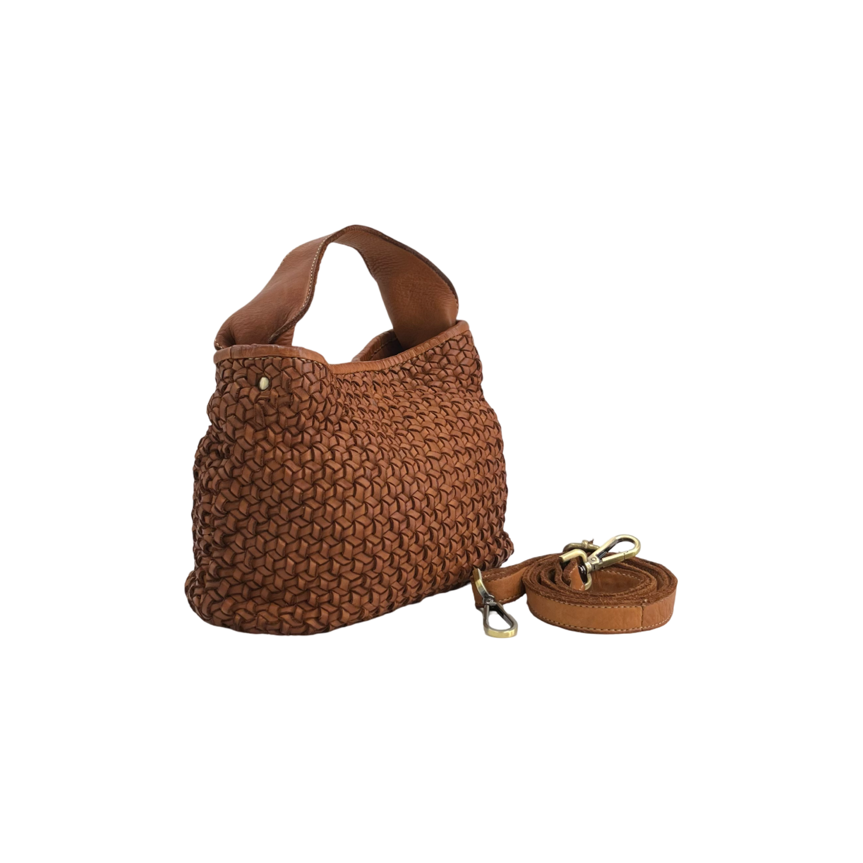 Peninsula Woven Mini Satchel