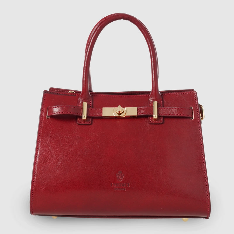 Medici Style 2930 | Italian Leather Satchel Handbag | Peninsula