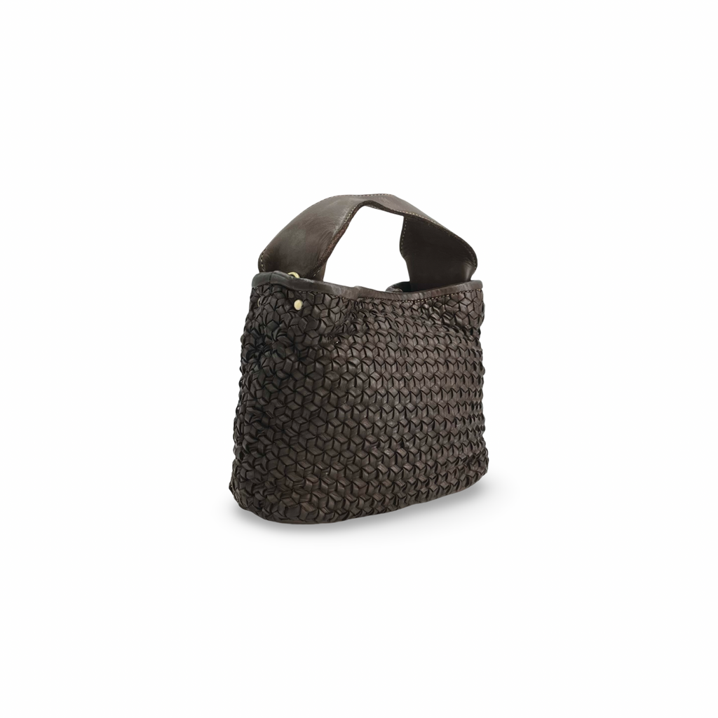 Peninsula Woven Mini Satchel