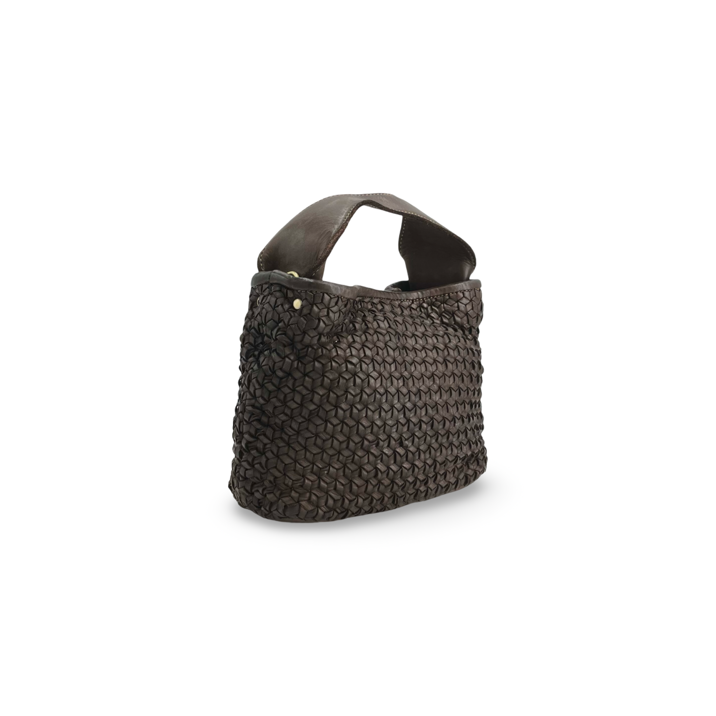 Peninsula Woven Mini Satchel